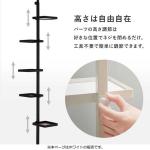 無段階に調節出来るトレイの高さ
