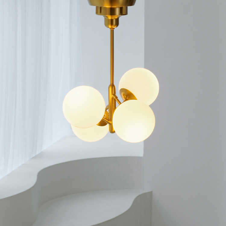 ナショナル　モダン球体デザイン4灯シーリングライト ナショナル モダン球体デザイン4灯シーリングライト ナショナル モダン