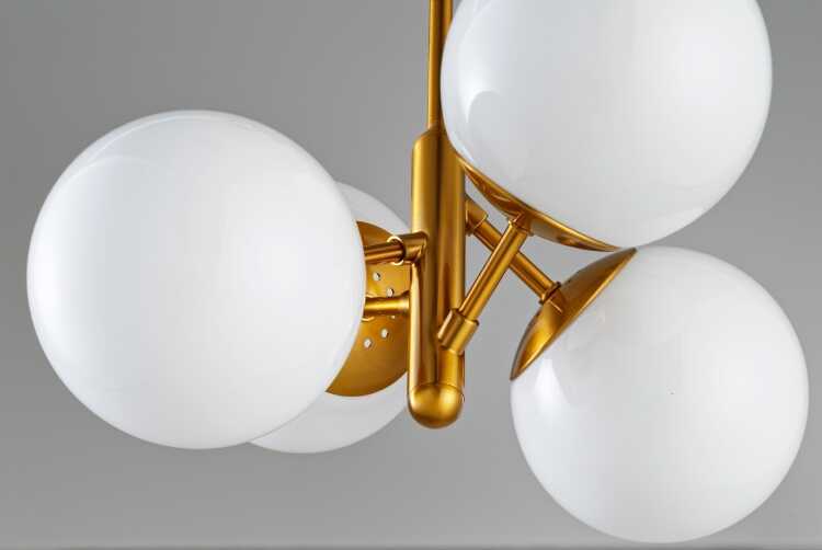 30cm球形シーリングライト LT-2833 ボール型ガラス・リモコン付き5灯シーリングランプ（LED対応）