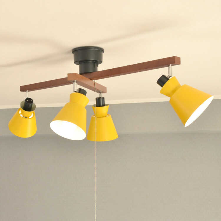 LT-5078 ダイニングテーブルおすすめシーリングライト・スポット4灯