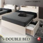 BE-3307 敷き布団も使える日本製のセミダブルベッド