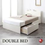 BE-3320 布団が使える頑丈設計すのこダブルベッド日本製