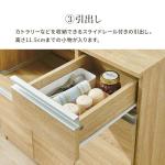 カトラリー類の収納に便利な引き出し