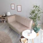 光沢のあるベロア生地