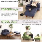 空間を圧迫しないコーナースタイル