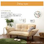 定番のソファースタイル