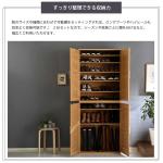高さのある靴も収納しやすい