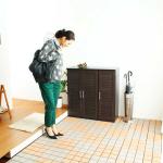 散らかりがちな玄関がスッキリ