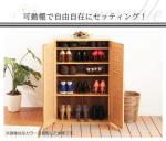 ハイヒールやブーツもスッキリ収納