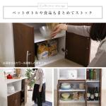 かさばりがちな食品ストック収納に