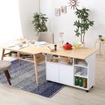 ダイニングテーブルの拡張ができる