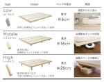 床面へのキズ防止フェルト付属