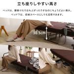 立ち座りしやすいちょうど良い高さ