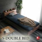 BE-3402 ヴィンテージ風でかっこいいセミダブルベッド