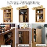 扉は前に場所を取らない引き戸タイプ