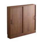 引き戸タイプのキッチンカウンター下収納