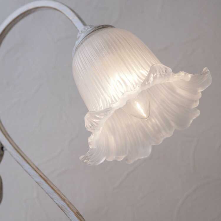 LT-5247 アンティークなお花のガラス製テーブルランプ・LED対応 LT-5247 アンティークなお花のガラス製テーブルランプ・LED対応