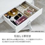 幅34cm×奥行28cmの幅広な引出し