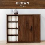 カラーは重厚感のあるブラウン色