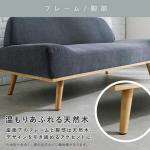 座面下のフレームと脚部