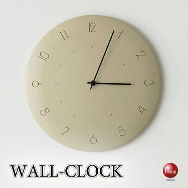 シンプルさがハイセンスな壁掛け時計（グレー色・スイープムーブメント）