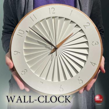 ハイクオリティーなインテリア壁掛け時計（カチコチ音がしないスイープムーブメント）