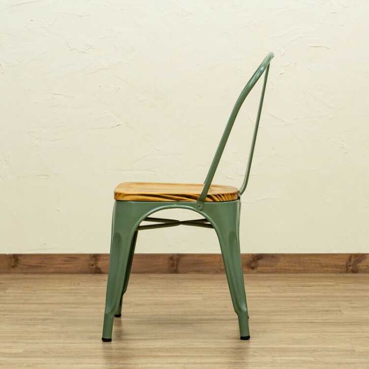 CH-4189 レトロヴィンテージ風ダイニングチェア・スタッキング可能