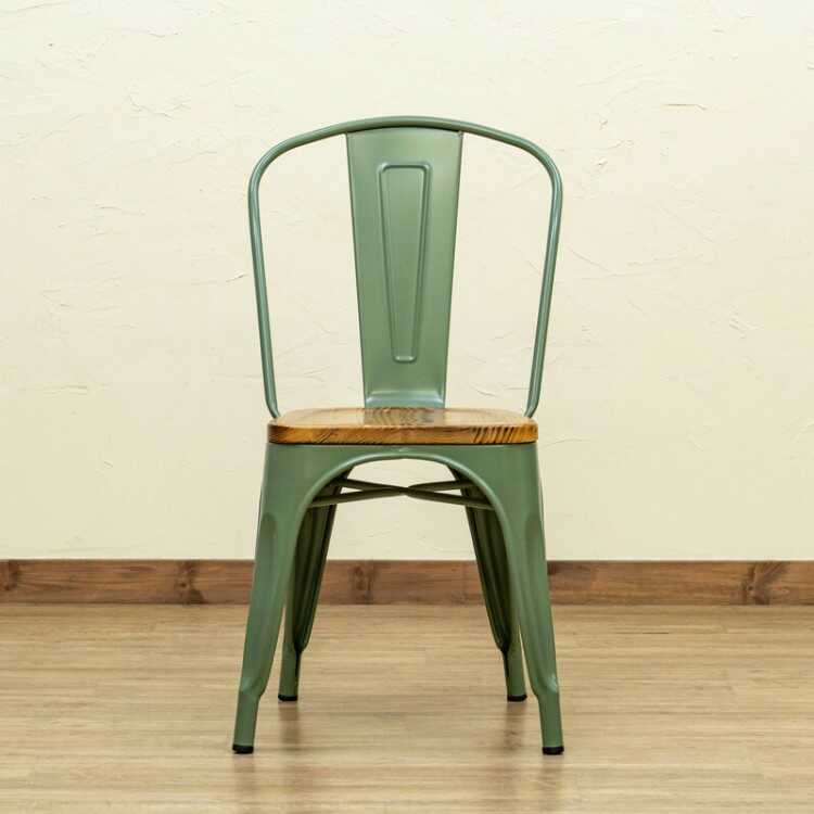 CH-4189 レトロヴィンテージ風ダイニングチェア・スタッキング可能