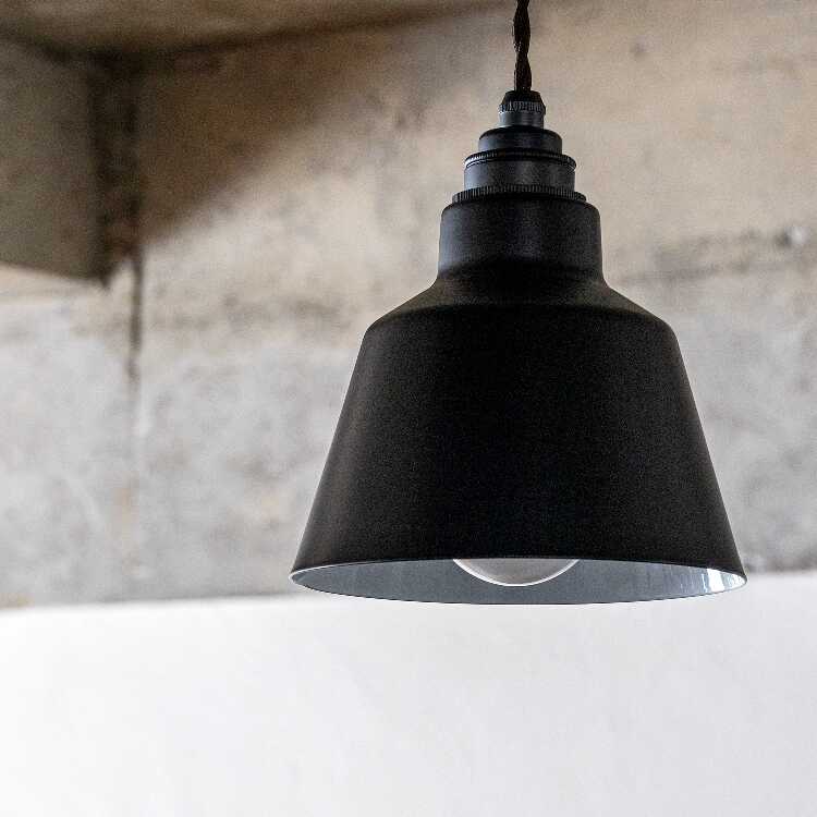 restration hardwareミラーシェード3灯 シーリングランプ ペンダント