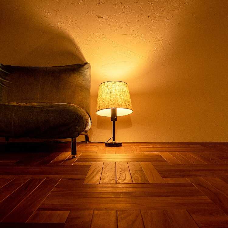 LT-5317 大理石＆布製LEDテーブルランプ・スマホ調節で調光調色可