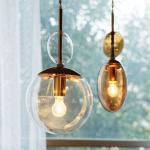 アクセサリーみたいなガラス製ペンダントライト