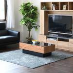 収納付きの高級感に満ちたセンターテーブル