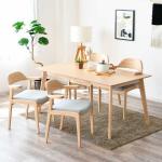 ナチュラル系の椅子と相性が良い