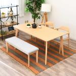 ナチュラル色のテーブルとなら合わせられます