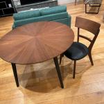 同シリーズの110cm円形テーブル