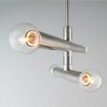 クリアタイプの電球を取り付けた際の点灯時