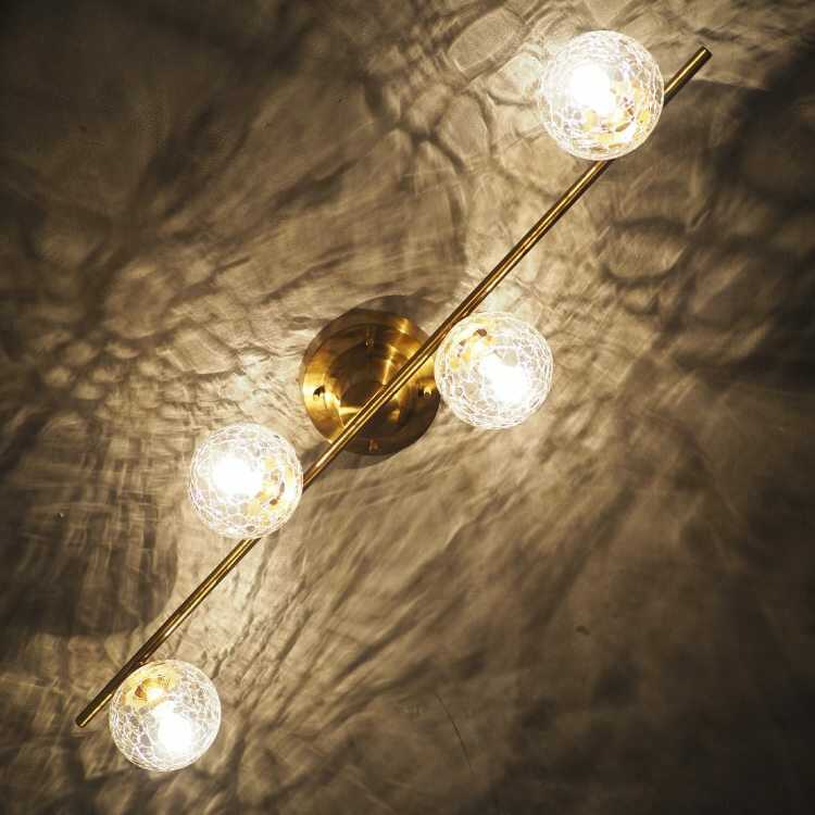 LT-5396 幻想的なヒビ割れクラックガラスの4灯シーリングライト