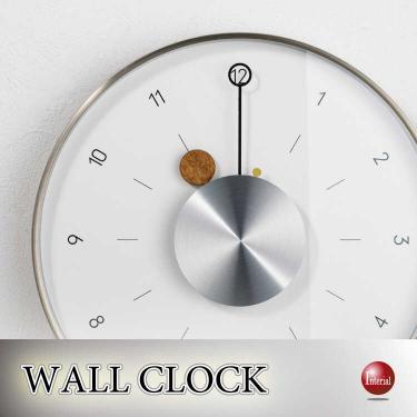クールでハイセンスなモダン壁掛け時計(音がしない連続秒針)