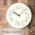 CL-2639モダンアートなウォールクロック・ベージュ・無音スイープ