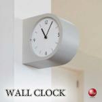 CL-2645小さいサイズの両面ウォールクロック・グレー・連続秒針
