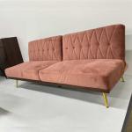 ベロア生地の豪華なソファーベッドが激安