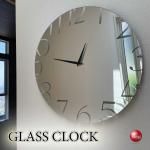 CL-2660オールミラーのモダン壁掛け時計・鏡・サイレントムーブメント