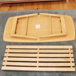 折りたたみ式＆取り外せる棚板付き﻿