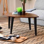 脚は天然木ラバーウッドを使用