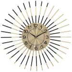 芸術的ならせんデザインの壁掛け時計