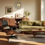 芸術的らせんデザイン壁掛け時計の設置例