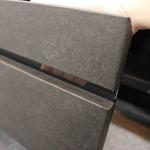 ガラスのスリット部分から赤外線を通す