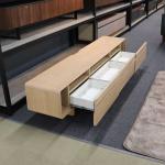 3杯の引出し全てに3段フルスライドレールを採用