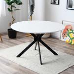 大迫力の直径120cmの丸ダイニングテーブル