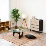 人気のグレージュ色とブラックの洗練された組み合わせ